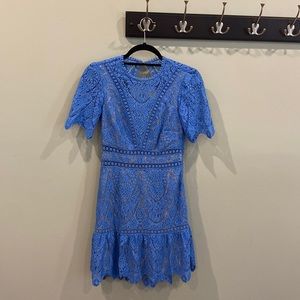 Blue Saylor Mini Dress XS